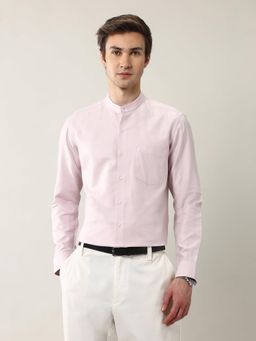 Arrow - Men's Manhattan Slim Fit Mandarin Collar Ceremonial Shirt