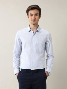 Arrow - Men's Textured Manhattan Slim Fit Ceremonial Shirt