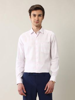 Arrow - Men's Textured Manhattan Slim Fit Ceremonial Shirt