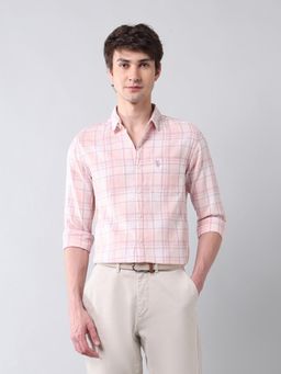 U.S. Polo Assn. Denim Co. - Men's Plaid Checked Regular Fit Shirt