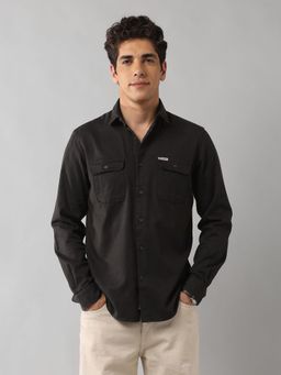 U.S. Polo Assn. Denim Co. - Men's Solid Regular Fit Twill Shirt