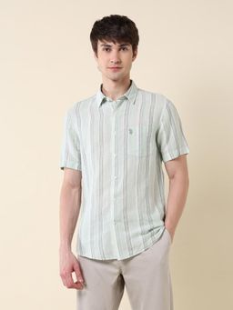 U.S. POLO ASSN. - Men's Vertical Striped Tailored Fit Shirt
