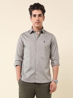 U.S. POLO ASSN. - Men's Tailored Fit Pure Cotton Shirt