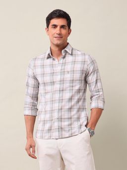 U.S. POLO ASSN. - Men's Plaid Checked Pure Cotton Shirt