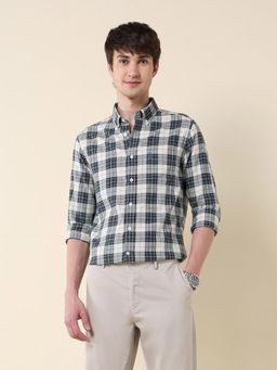 U.S. POLO ASSN. - Men's Plaid Checked Pure Cotton Shirt