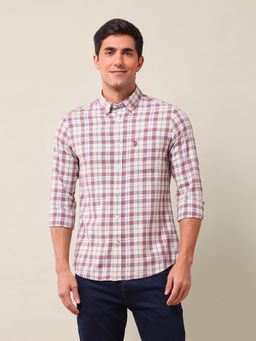 U.S. POLO ASSN. - Men's Gun Club Checked Tailored Fit Shirt