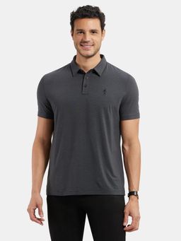 Jockey - IM35 Men Tencel Micro Modal and Cotton Blend Polo T-Shirt - Black