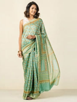 Fabindia - Cotton Silk Printed Sari