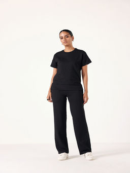 Muvazo - Black Not-So-Basic Co-Ord (Set of 2)