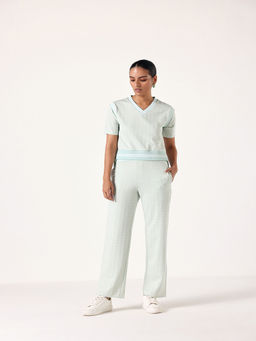 Muvazo - Green Summer' Loom Crochet Co-Ord (Set of 2)