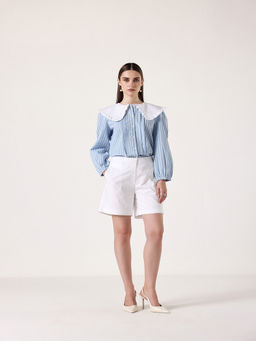 Muvazo - Blue Haven Shirt with Shorts (Set of 2)