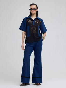 ZABELLA - Blue Sydney Denim Lace Co-Ord (Set of 2)