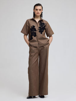 ZABELLA - Cusco Brown Denim Co-Ord (Set of 2)