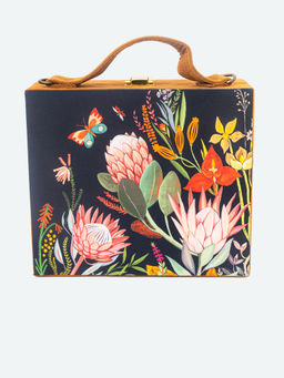 NR by Nidhi Rathi - Printed Black Clutch