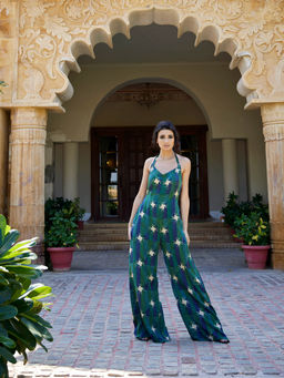 Amrood - Green Printed Jumpsuits