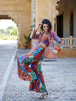 Amrood - Multi-Colour Co-Ord (Set of 3)