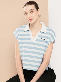 Alcis - Women CALM FIT KIMONO POLO T-shirt