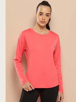 Alcis - Women Peach VELOCITY VIBES T-shirt