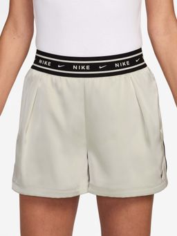 Nike - Nsw Offln Wvn Stn Women Off White Solid Shorts - IH1329-072
