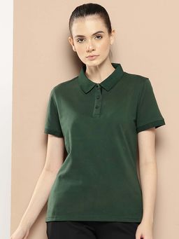 Alcis - Women Olive VICTORY Polo T-shirt