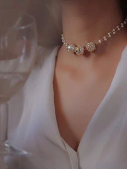 BINNI - Kiran Double-Strand Gold-Toned Beaded Necklace