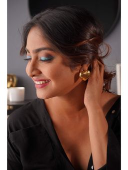 BINNI - Anti-Tarnish Golden Hridaya Rupa Earrings