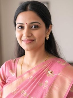 Accessher - Gold-Plated Butterfly Ad Saree Safety Pin Brooch