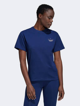 adidas Originals - T-shirt Reg Blue Casual T-shirts