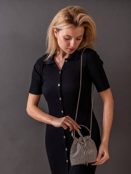 FAVORI - Silver Fiama - Bucket Bag