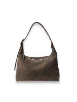 FAVORI - Brown Camille -Suede Leather Hobo Bag