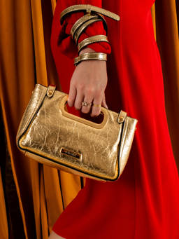 FAVORI - Gold Aurelia- Clutch Bag