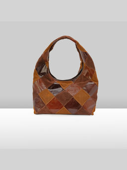 LODIS - Piece Train Hobo Brown Handbag