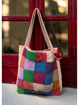 That Romeo - Multicolor Nomad Kantha Tote