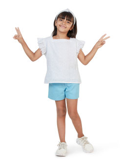 My Milestones - Girls Mid-Rise Chino Shorts