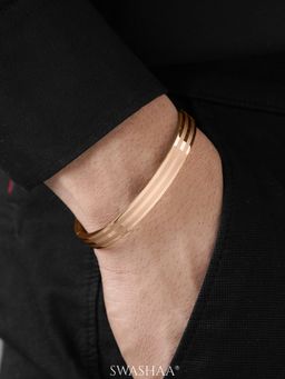 SWASHAA - Rose Gold Milo Men's Kada