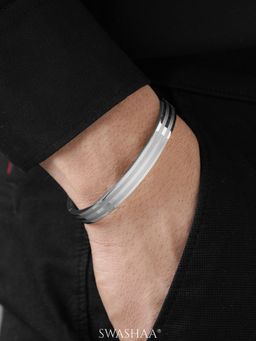SWASHAA - Silver Milo Men's Kada