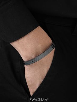 SWASHAA - Miliano Black Men's Kada