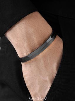 SWASHAA - Benjomia Black Men's Kada