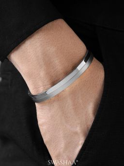 SWASHAA - Benjomia Silver Men's Kada