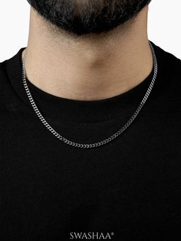SWASHAA - Silver Cuban Men's Chain