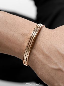 SWASHAA - Rose Gold Leo Men's Kada