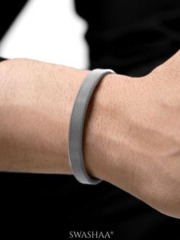 SWASHAA - Silver Mesh Cuff Men's Cuff