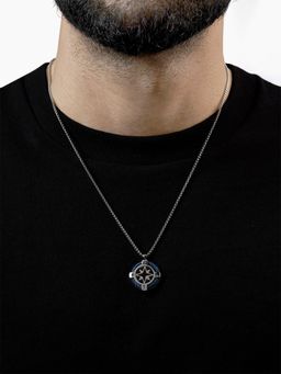 SWASHAA - Silver Vance Men's Pendant Necklace
