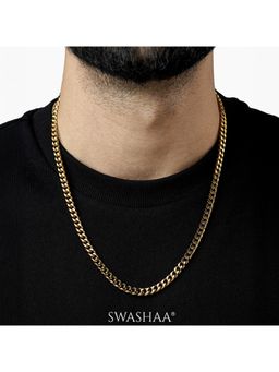 SWASHAA - Gold Cuban Men's Chain