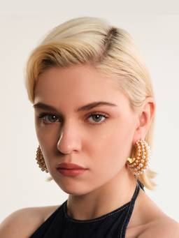 Anaash - Gold Honey Hoops