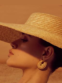 Anaash - White Pier Studs Earrings