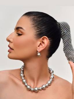 Anaash - Silver Skip Single Necklace