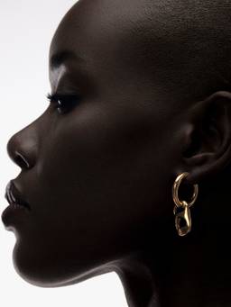 Anaash - Gold Can Hoops