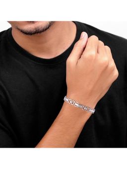 GIVA - Sterling Silver Classy Link Bracelet For Mens