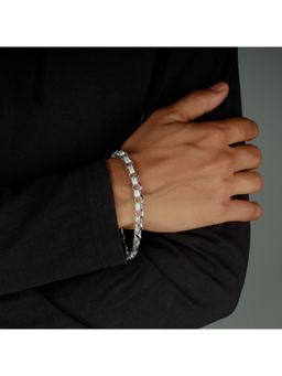 GIVA - Sterling Silver Cuban Link Chain Bracelet For Mens